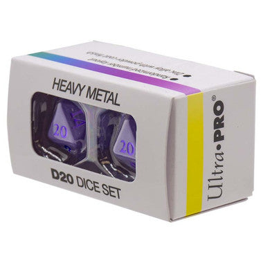 UP VIVID HEAVY METAL DICE PURPLE (24)