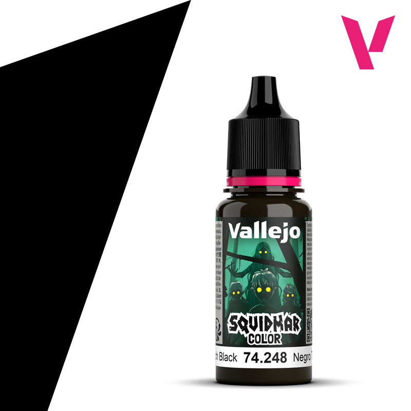 Squidmar Color 248: Pitch Black 18 ml