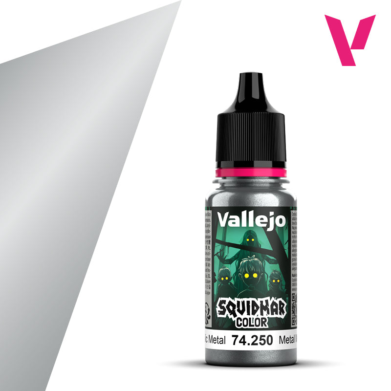 Squidmar Color 250: Metallic Metal 18 ml