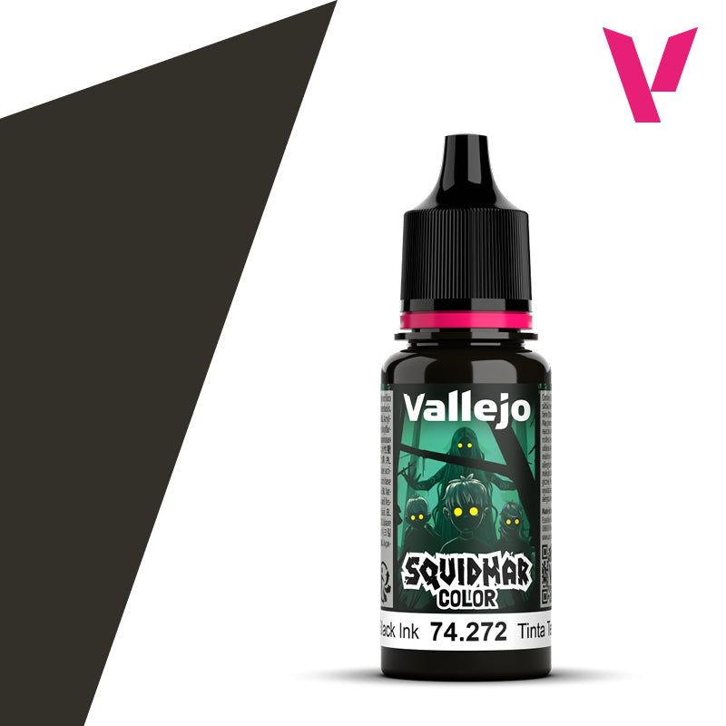 Squidmar Color 272: Pitch Black Ink 18 ml