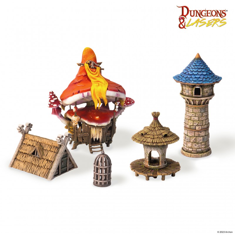 Dungeon And Lasers Village Pack