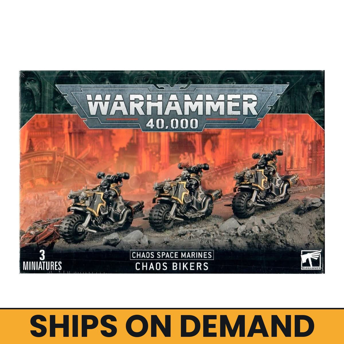 CHAOS SPACE MARINES: CHAOS BIKERS