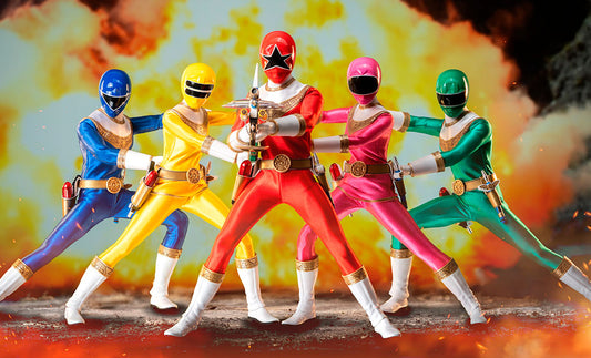 Power Rangers Zeo Rangers Pack Sixth Scale Figure Set threezero